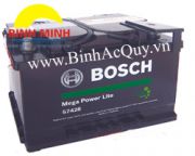 Ắc quy khô Bosch DIN562H25B (12V-62Ah)