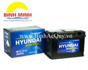 Ắc quy Hyundai AGM70 (12V/70Ah)