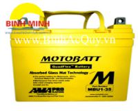 Ắc quy MotoBatt MBU1-35( 12V-35Ah)