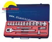 Bộ Đầu khẩu tay vặn 18 chi tiết