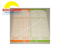 Thẻ chấm công giấy